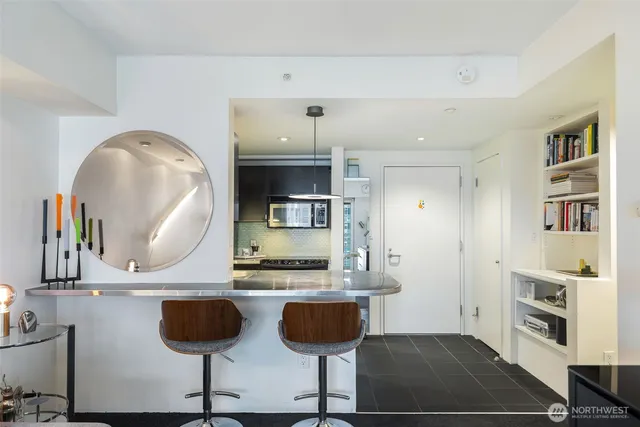a view of living room washer and dryer