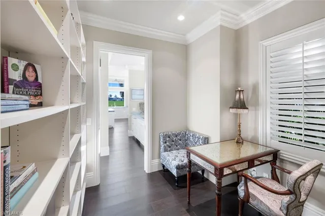 a view of a livingroom with furniture and window