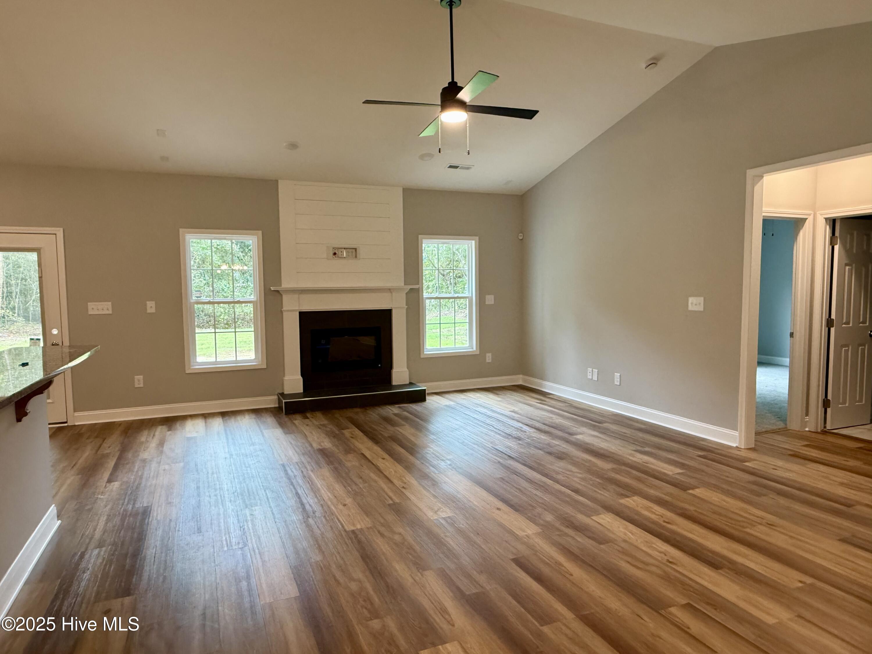 12470 Blues Farm Road Laurinburg, NC 28352 - Photo 8 of 28 Great room with fireplace