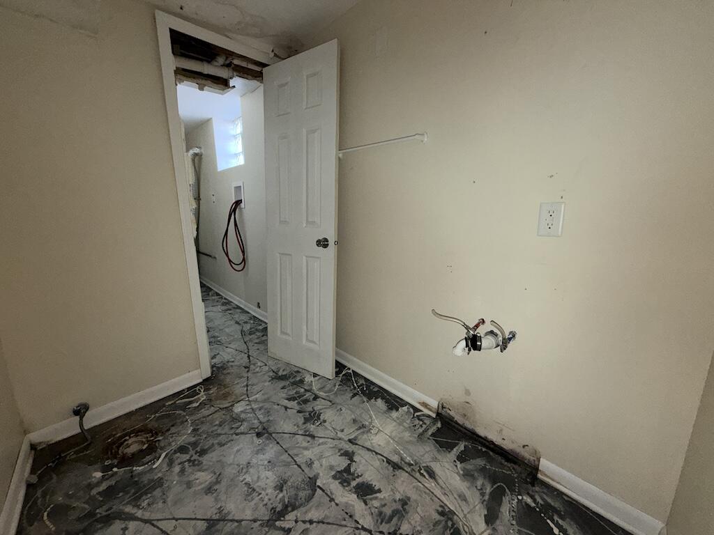 2300 Fillmore Street Gary, IN 46407 - Photo 15 of 16 a bathroom with a granite countertop shower and a sink