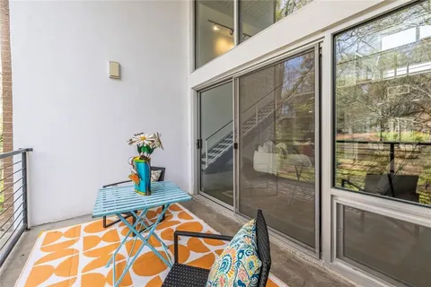 a window with an outdoor space