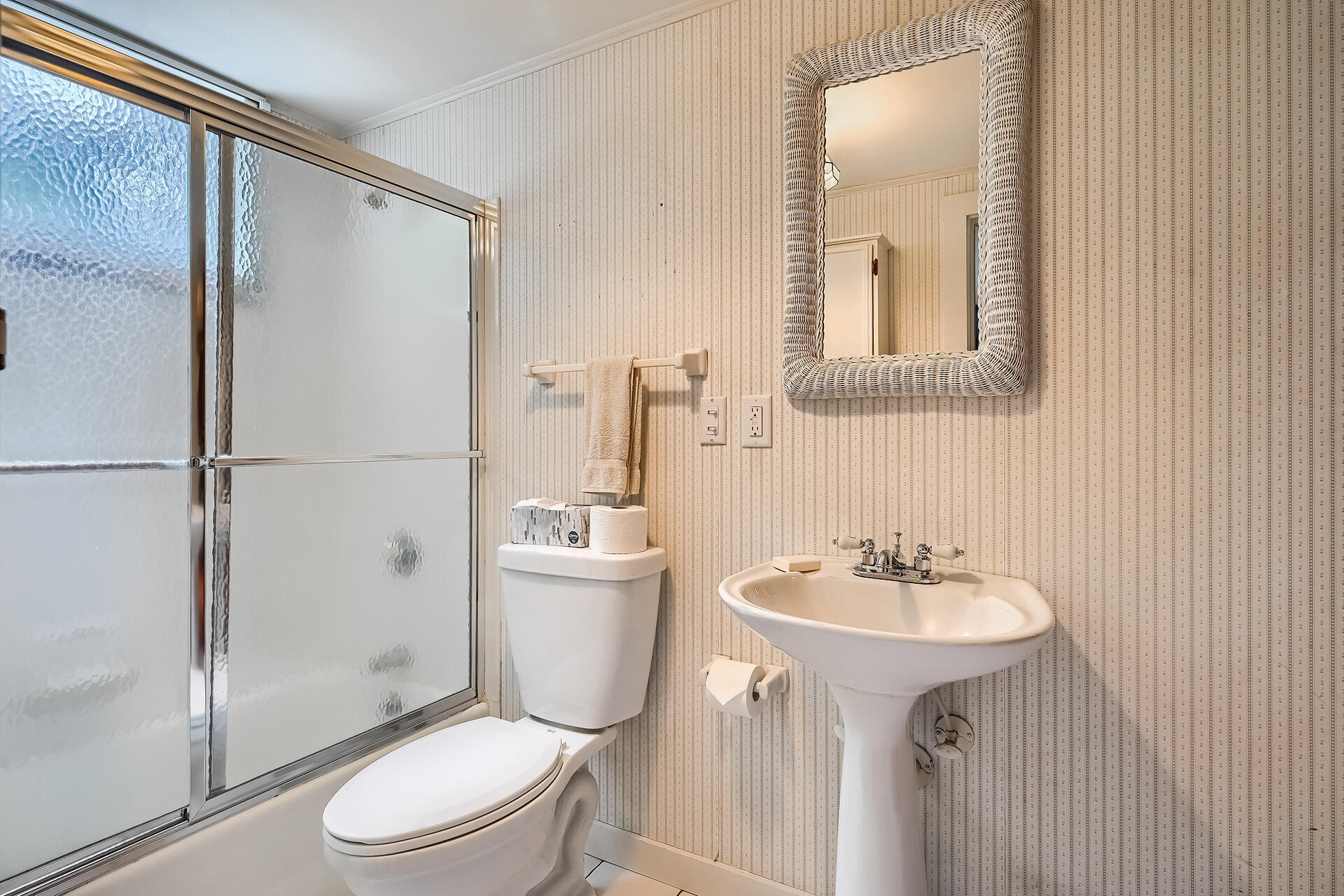 497 Main Street Centerville, MA 02632 - Photo 36 of 50 a bathroom with a sink toilet and shower