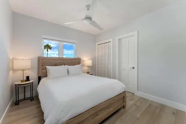 a view of a lake with outdoor space