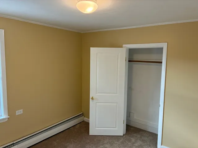 a front view of a building