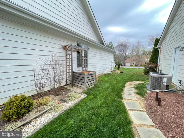 a view of a back yard of the house
