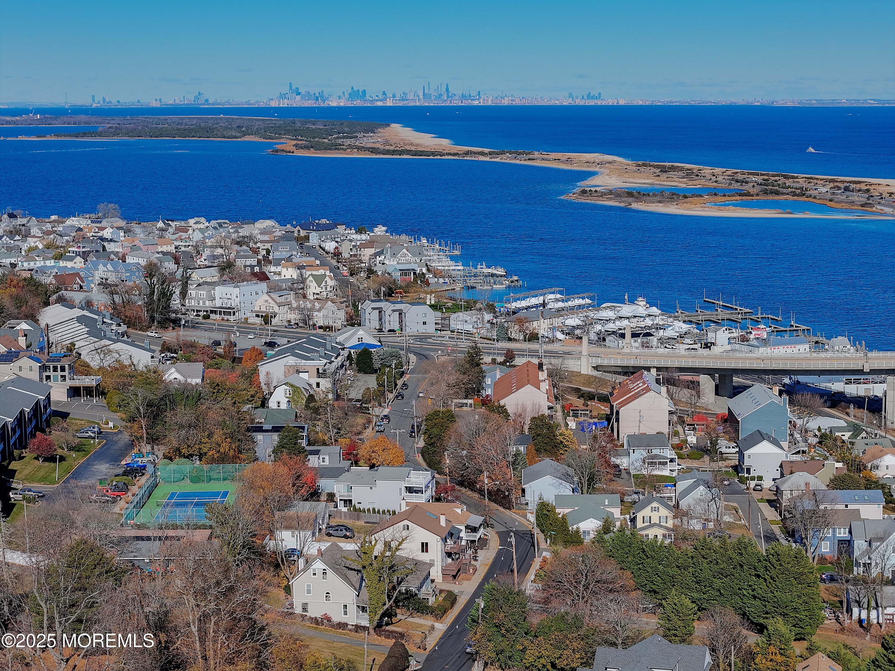75 Portland Road Highlands, NJ 07732 - Photo 47 of 56 a view of a city with ocean view