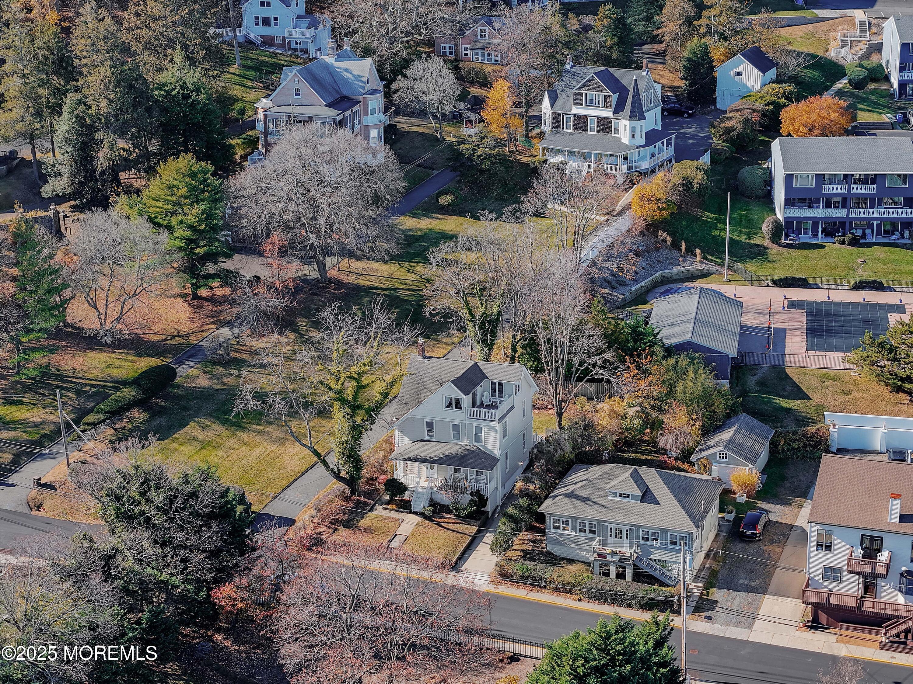 75 Portland Road Highlands, NJ 07732 - Photo 54 of 56 an aerial view of residential houses with outdoor space
