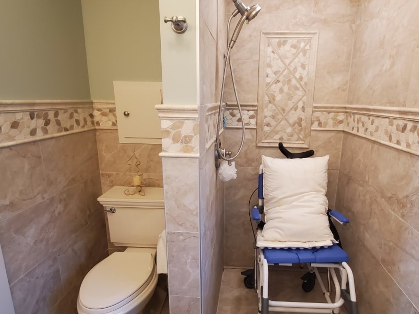 16071 Walker Road Newark, IL 60541 - Photo 17 of 41 a bathroom with a toilet and a shower curtain