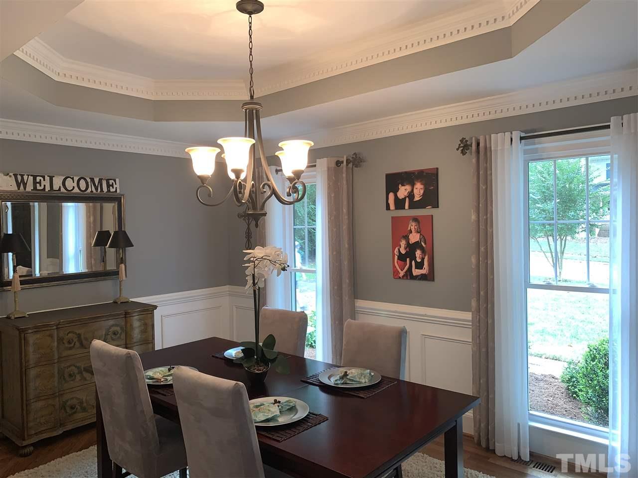 7907 Sandy Bottom Way Raleigh, NC 27613 - Photo 5 of 20 Lovely dining room with trey ceiling