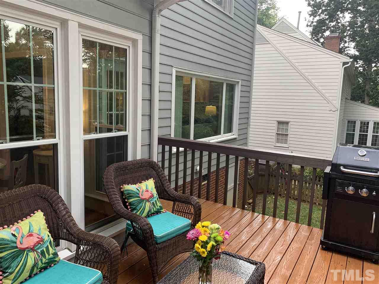 7907 Sandy Bottom Way Raleigh, NC 27613 - Photo 10 of 20 Deck overlooks large backyard