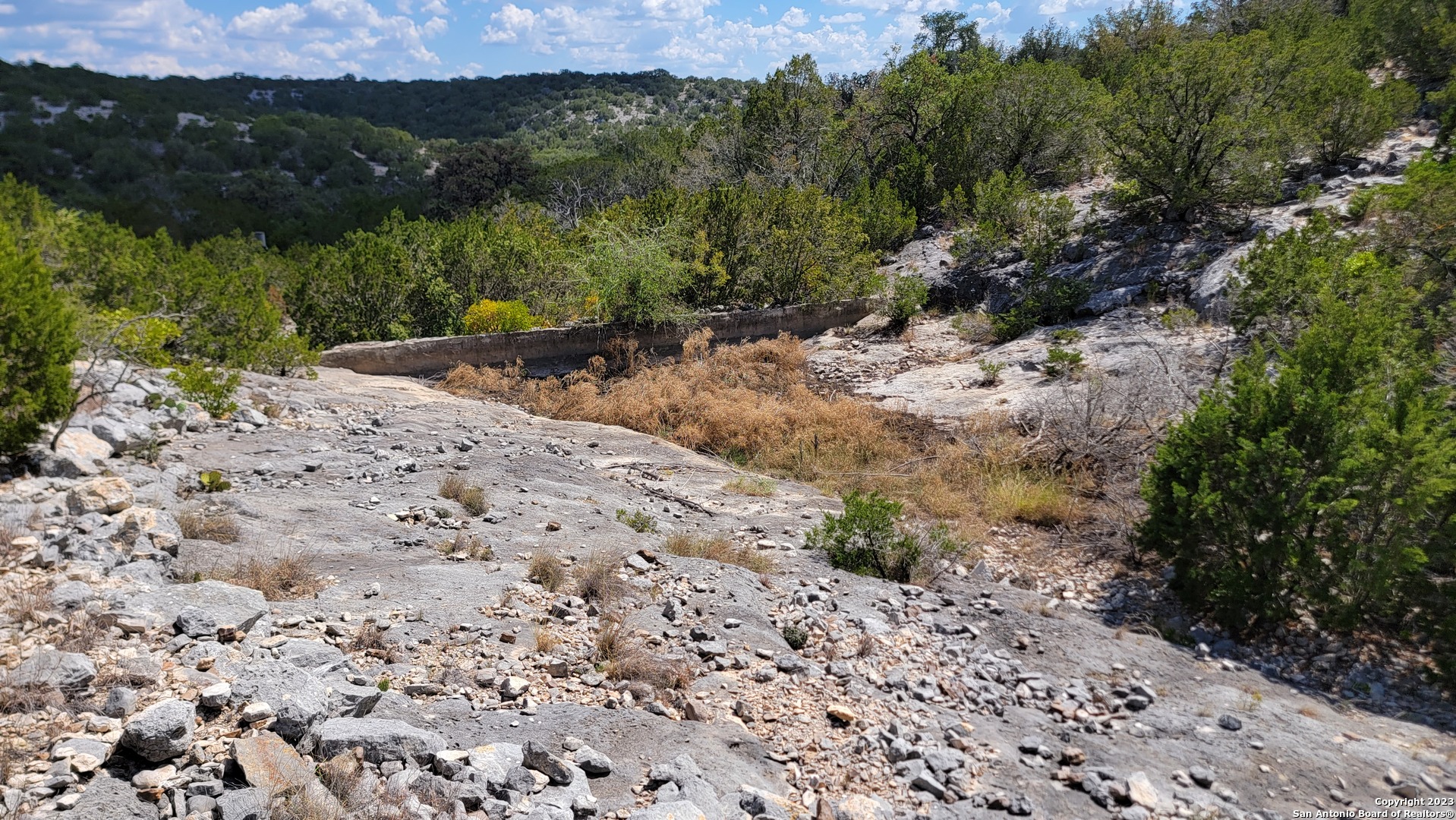 0 Stagecoach Rocksprings, TX 78880 - Photo 9 of 24 a view of a dry yard with trees