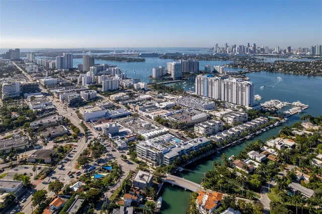 an aerial view of a city with lots of residential buildings