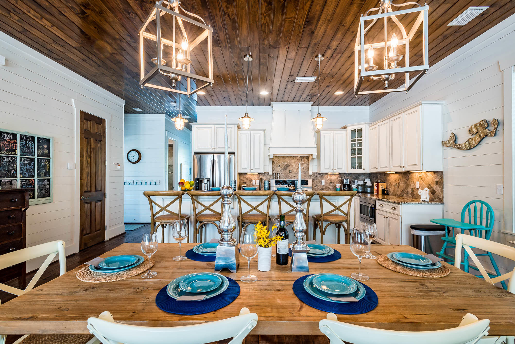 110 Gulf Point Road Santa Rosa Beach, FL 32459 - Photo 12 of 39 a view of a kitchen with furniture and wooden floor