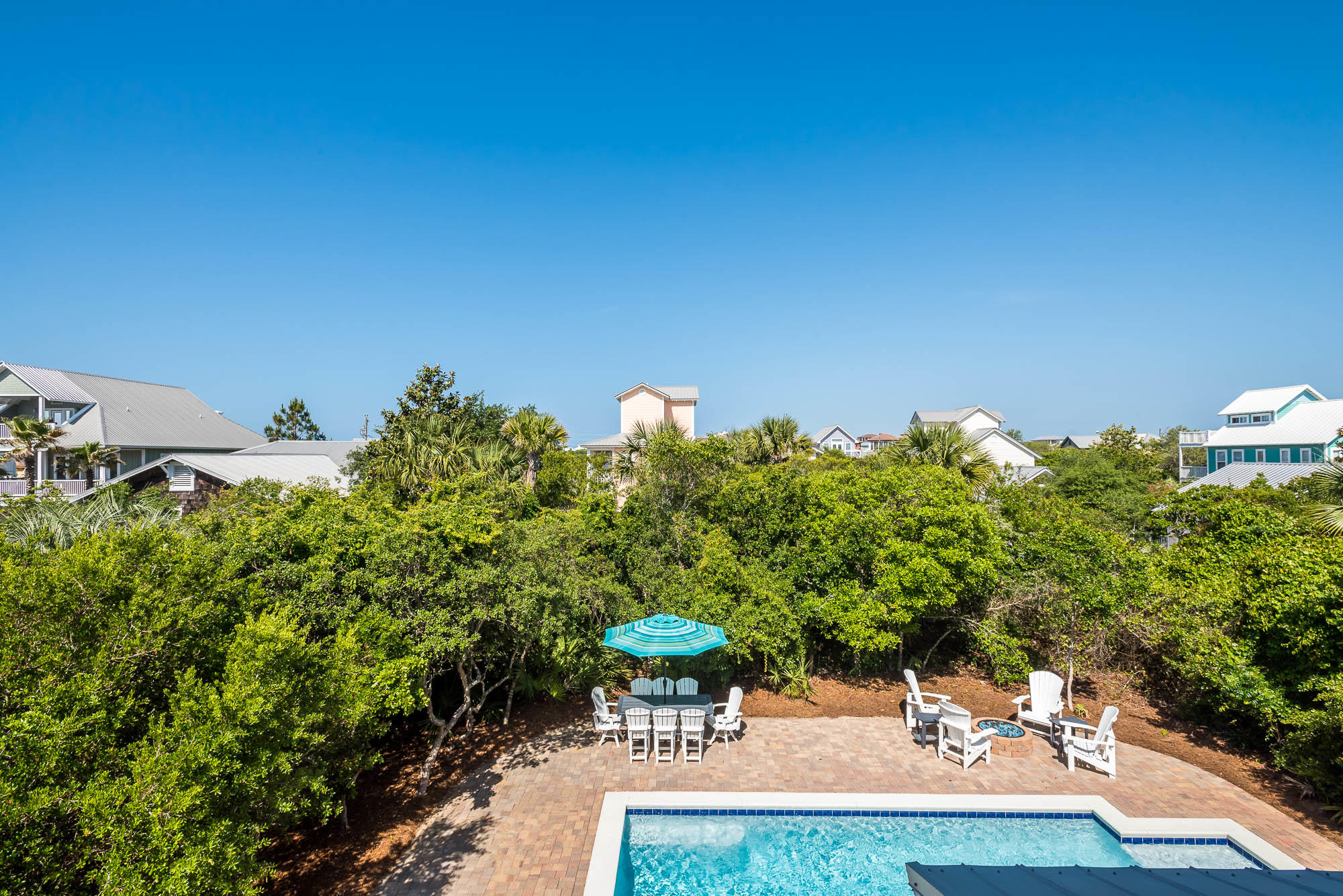 110 Gulf Point Road Santa Rosa Beach, FL 32459 - Photo 24 of 39 a view of a backyard