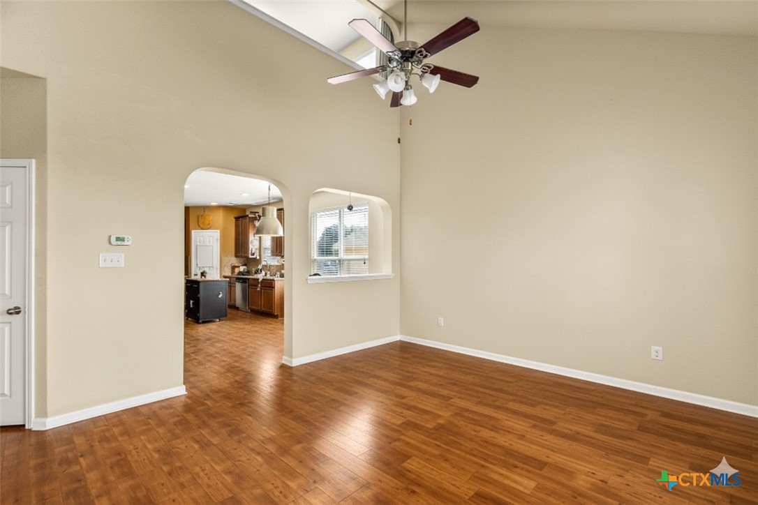 2909 Oak Branch Ridge New Braunfels, TX 78130 - Photo 15 of 39 living room looking into kitchen