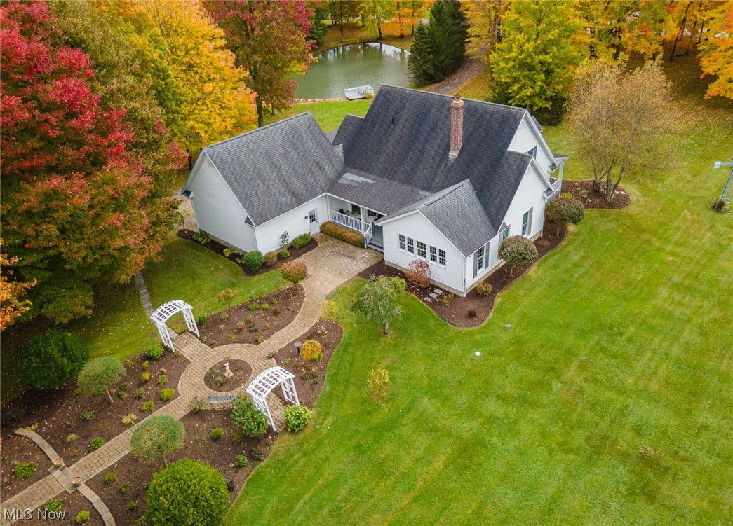 10822 West Calla Road Salem, OH 44460 - Photo 5 of 34 Bird's eye view featuring a water view