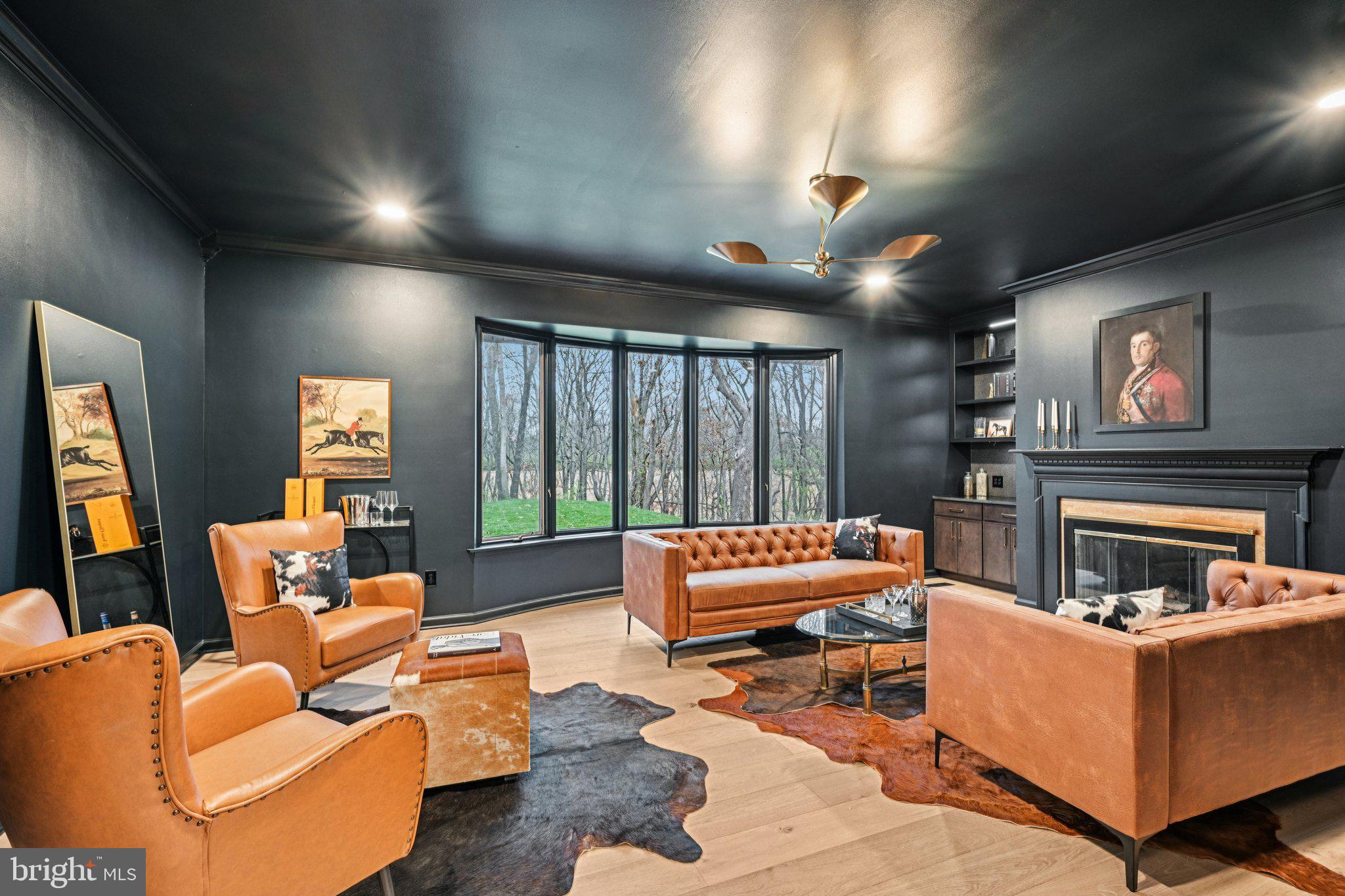 38 Ringfield Road Chadds Ford, PA 19317 - Photo 19 of 50 a living room with furniture and a fireplace