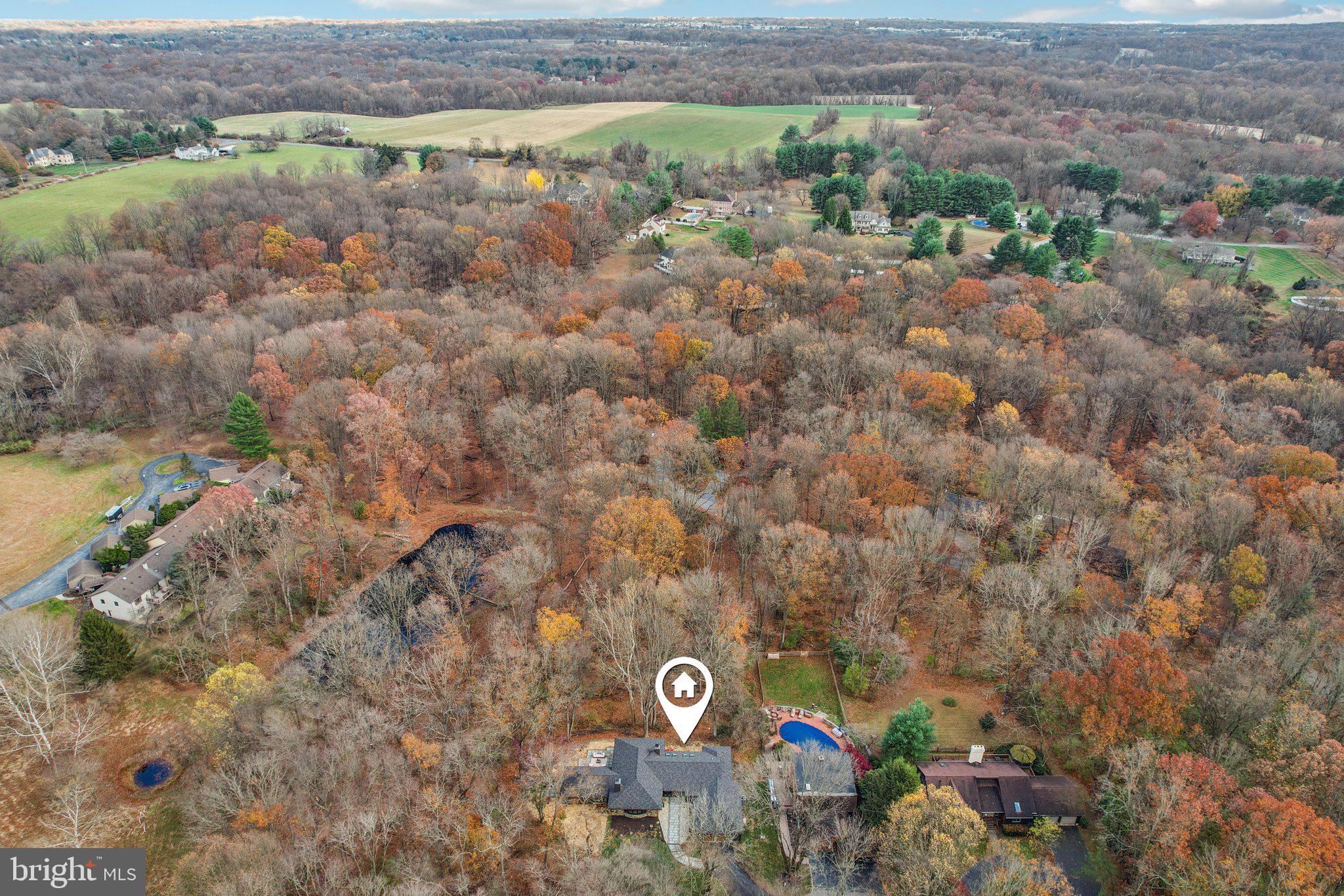 38 Ringfield Road Chadds Ford, PA 19317 - Photo 44 of 50 a view of a street with a yard