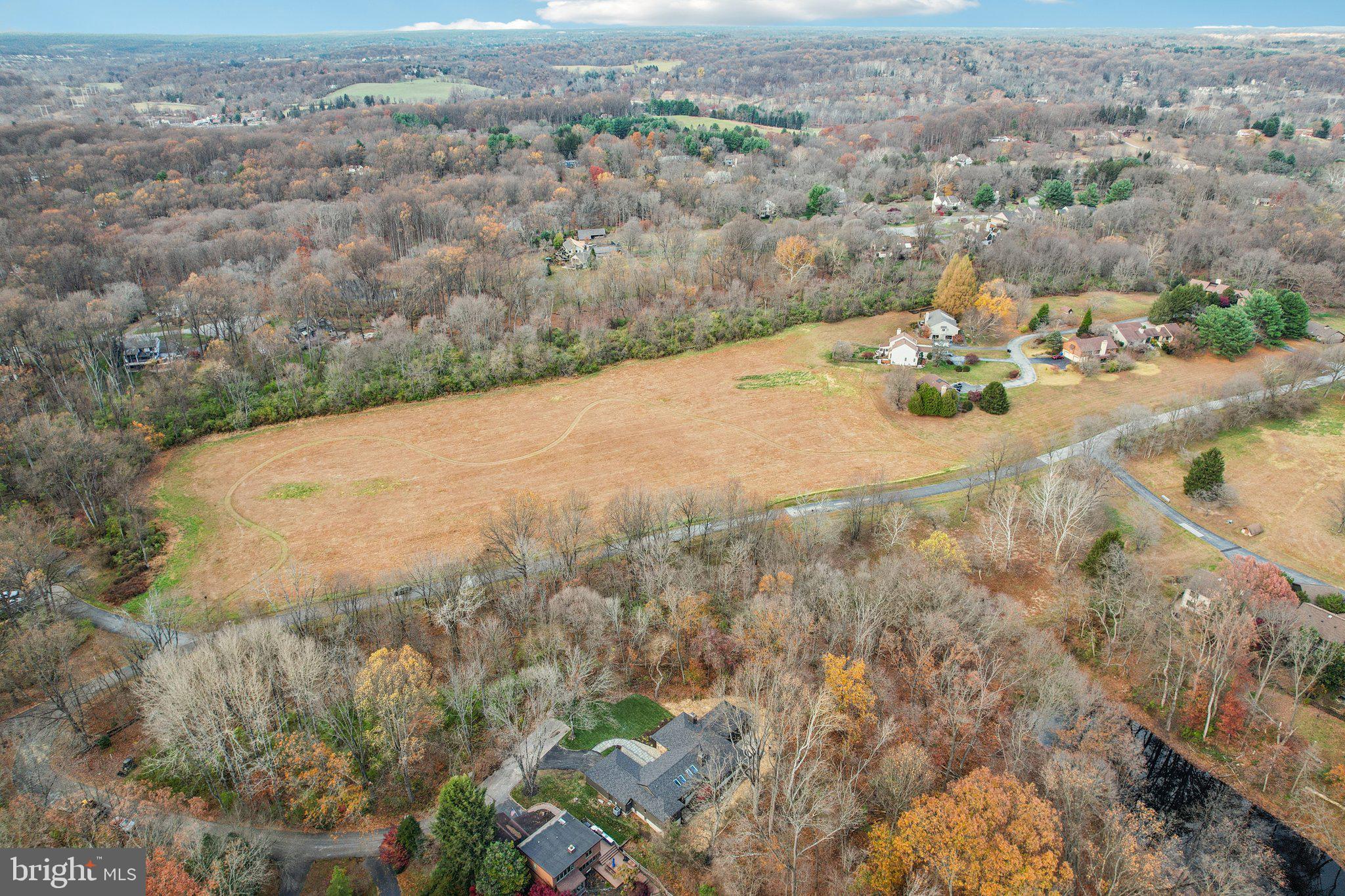 38 Ringfield Road Chadds Ford, PA 19317 - Photo 45 of 50 an aerial view of a houses with yard
