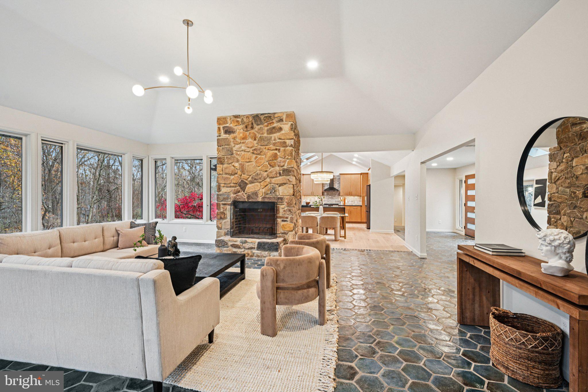 38 Ringfield Road Chadds Ford, PA 19317 - Photo 5 of 50 a living room with furniture and a fireplace