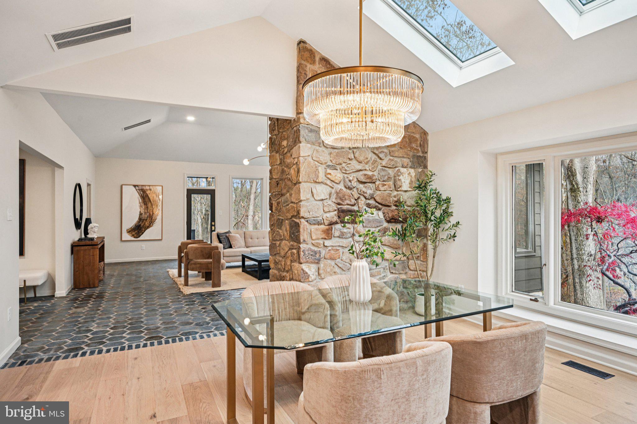 38 Ringfield Road Chadds Ford, PA 19317 - Photo 10 of 50 a living room with furniture and a chandelier