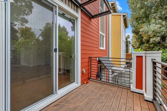 a view of outdoor space and deck