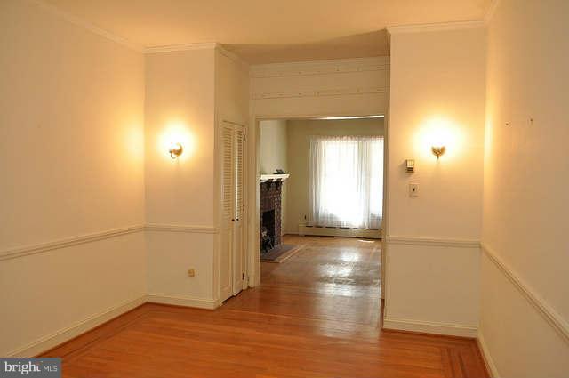 3909 Keswick Road Baltimore, MD 21211 - Photo 10 of 23 a view of a hallway with wooden floor