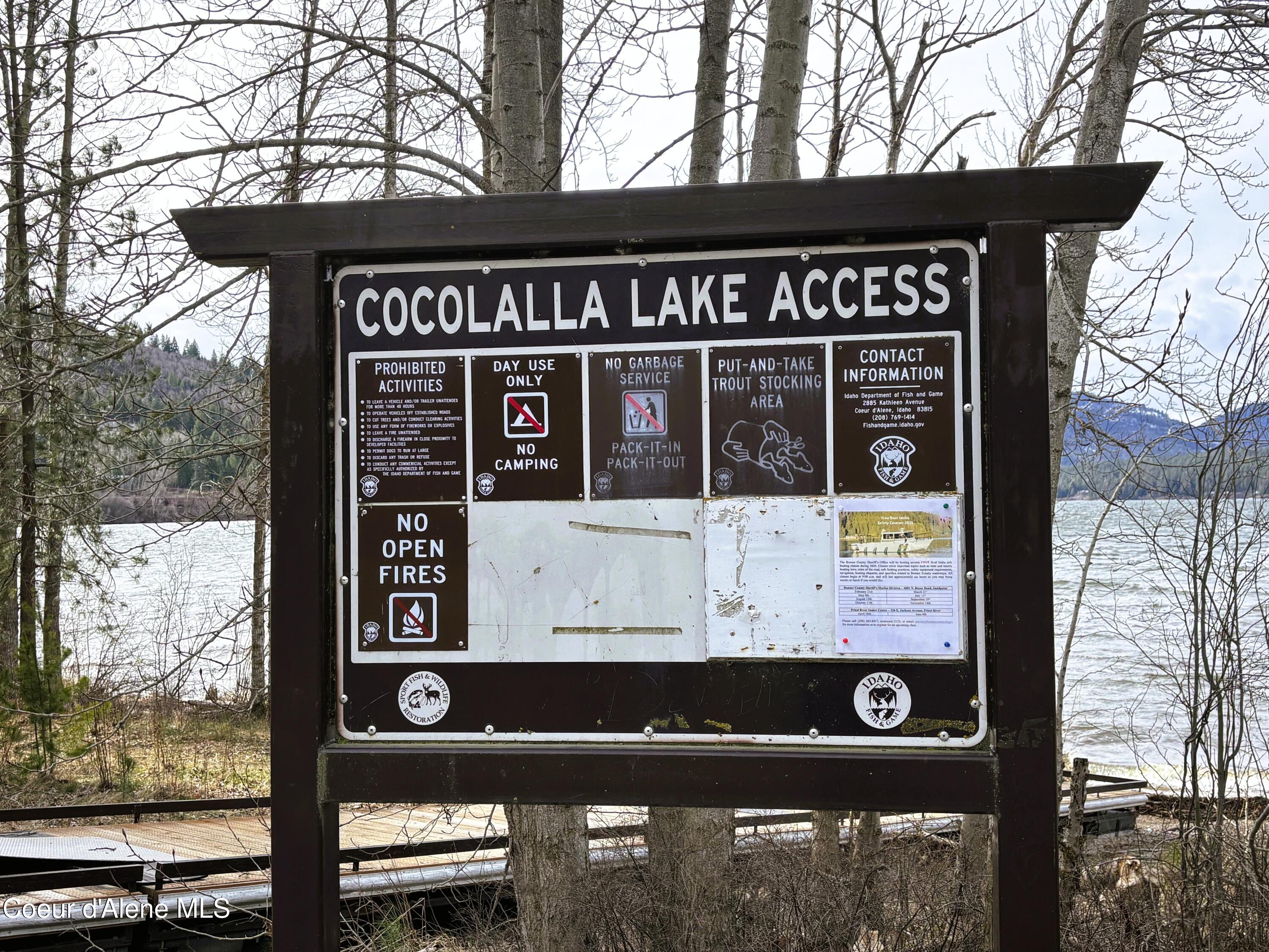 Nna Nna Road Cocolalla, ID 83813 - Photo 16 of 19 Sportsman Access sign