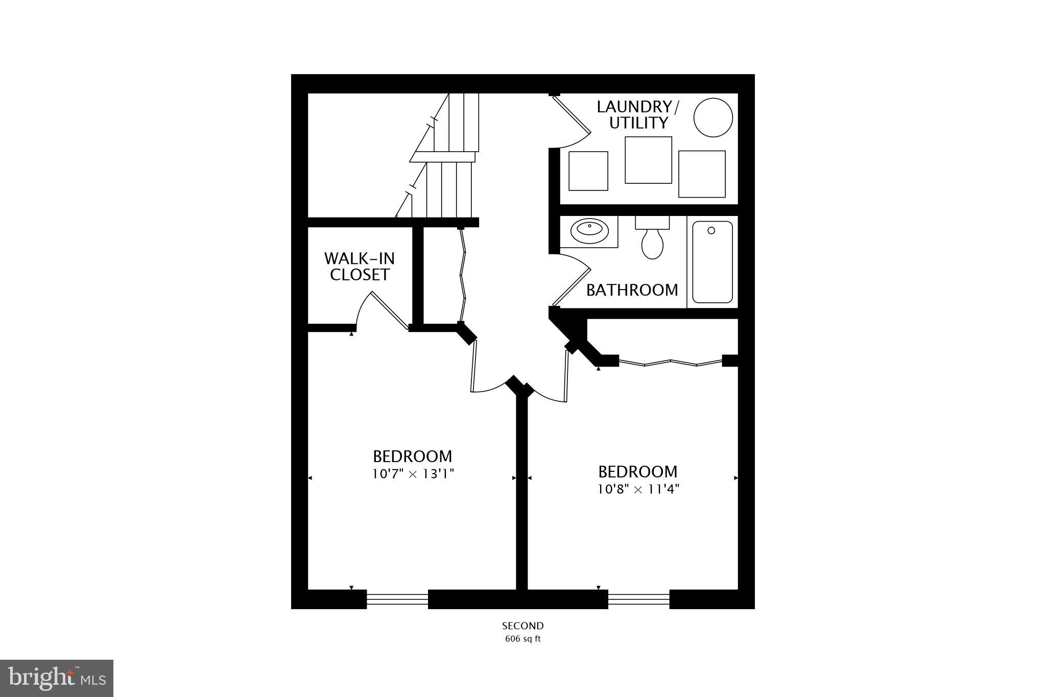 8716 Autumn Ridge Court Odenton, MD 21113 - Photo 41 of 42 Second Level Floorplan