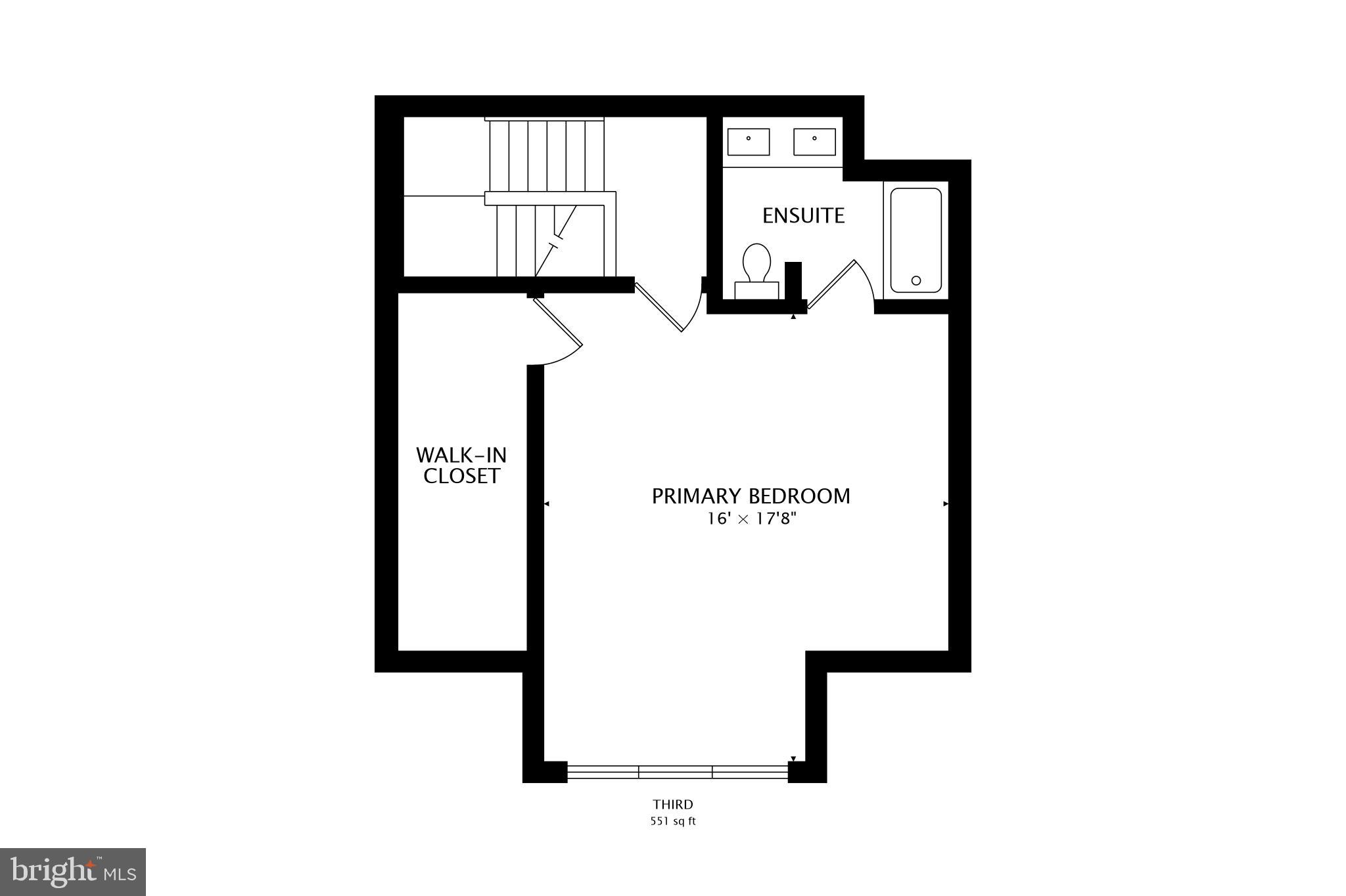 8716 Autumn Ridge Court Odenton, MD 21113 - Photo 42 of 42 Third Level Floorplan