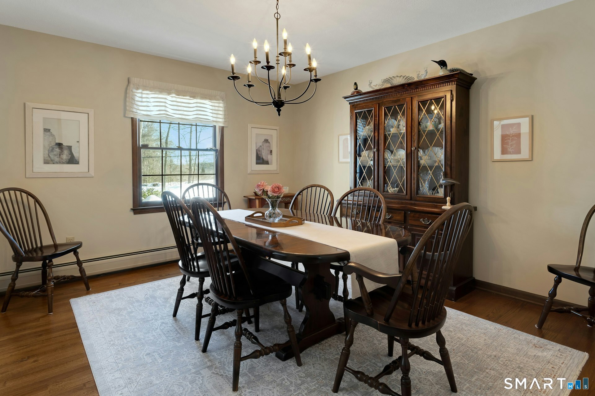 295 Judd Road Easton, CT 06612 - Photo 1 of 33 a view of a dining room with furniture window and wooden floor