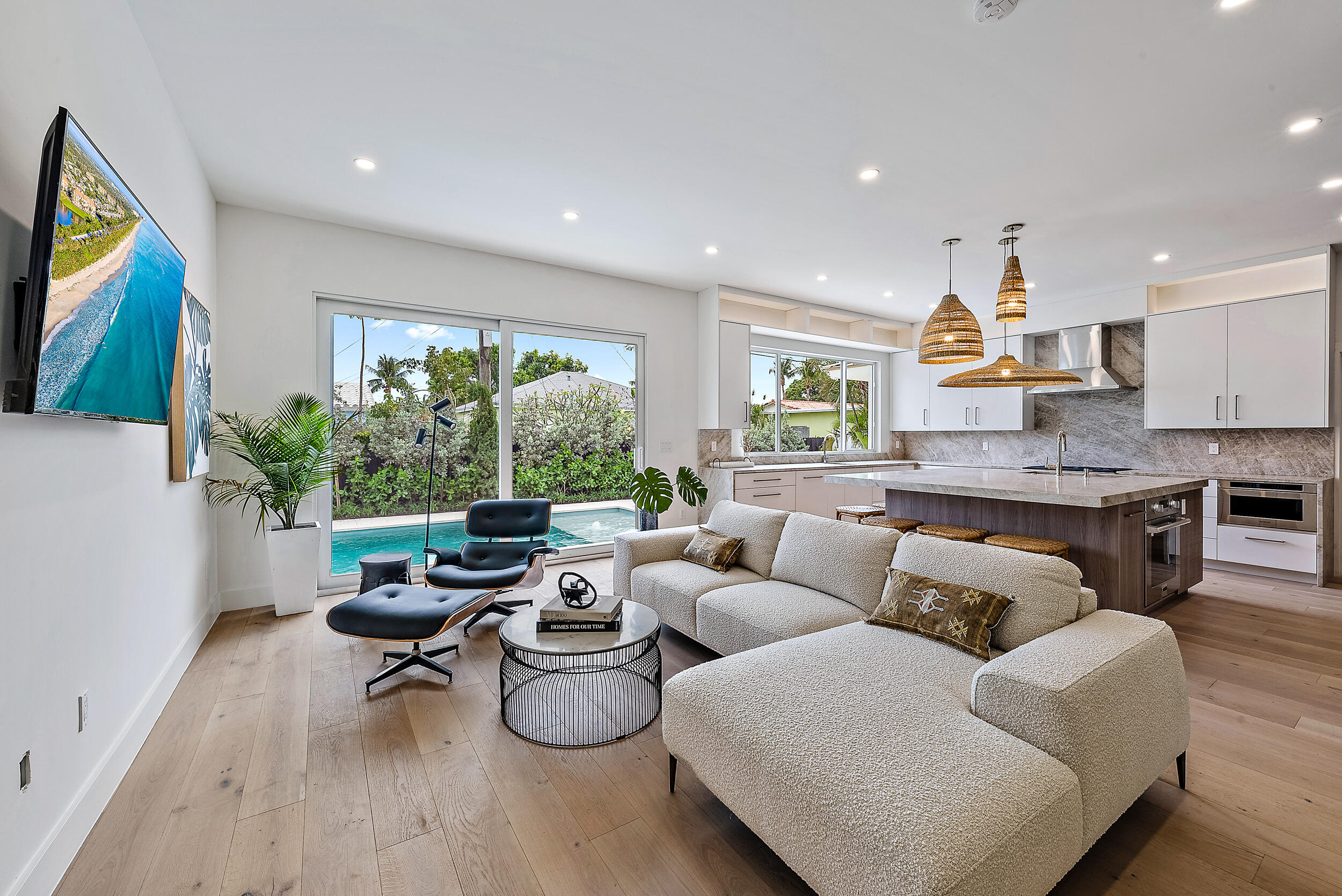 310 Edmor Road West Palm Beach, FL 33405 - Photo 8 of 32 a living room with furniture and a large window
