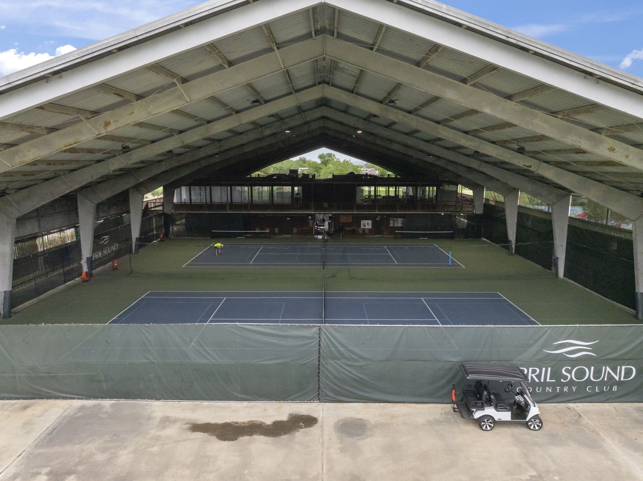 49 April Village Conroe, TX 77356 - Photo 34 of 46 a view of a tennis court
