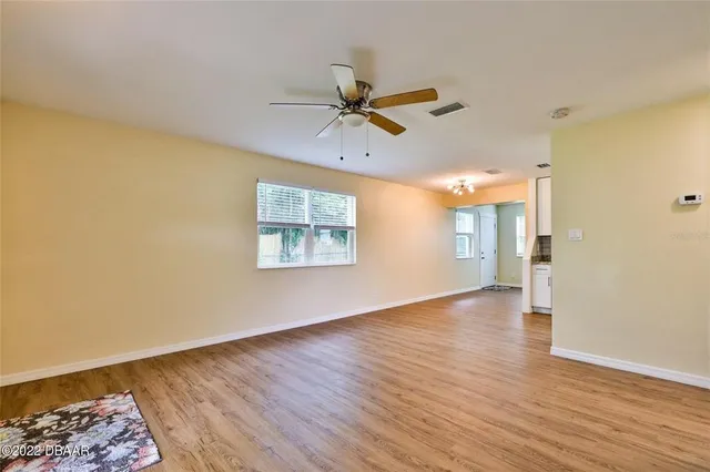 wooden floor in an empty room