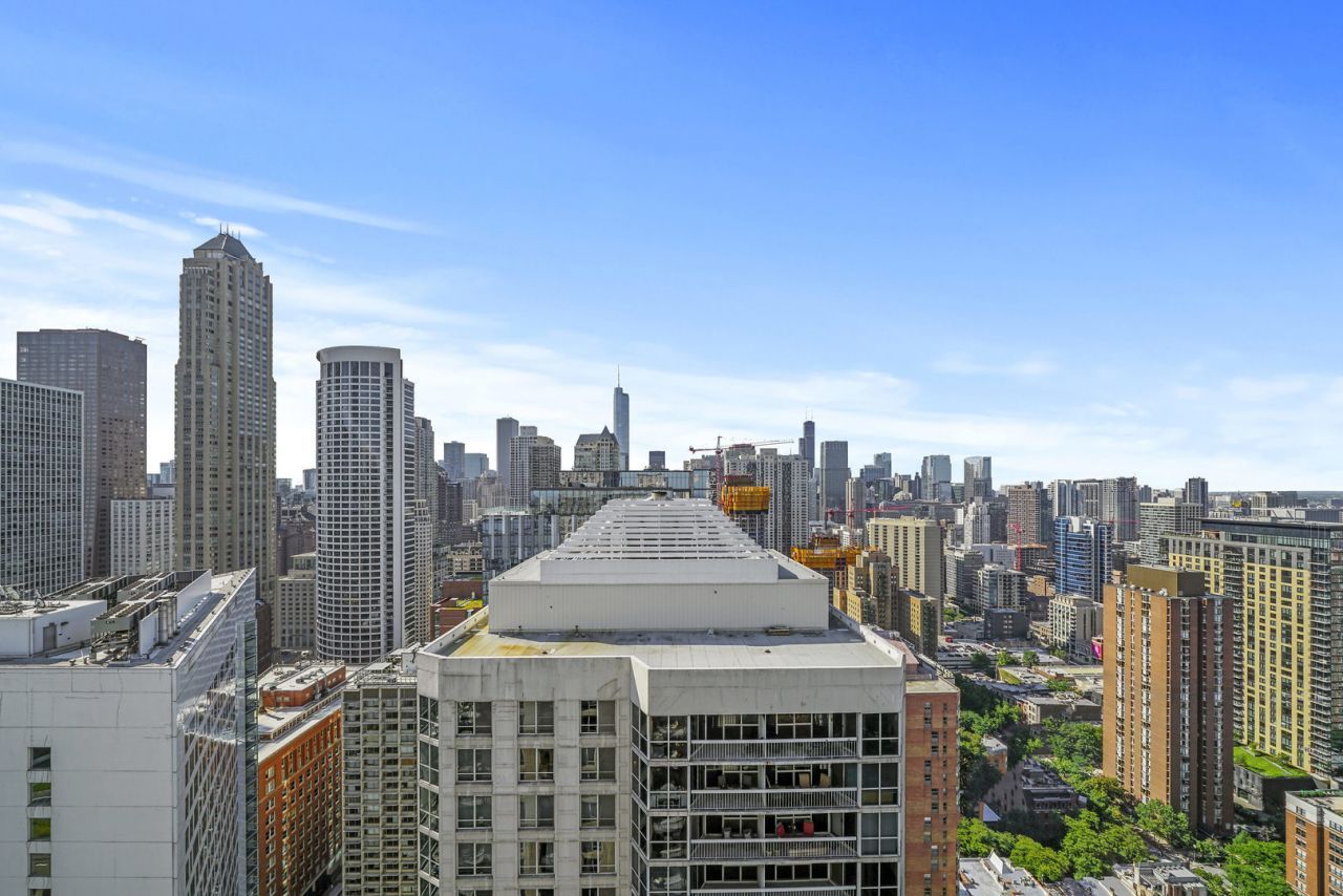 10 East Delaware Place, Unit 18E Chicago, IL 60611 - Photo 41 of 56 a large building with a city view