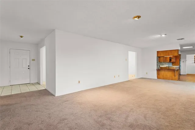 a view of an empty room