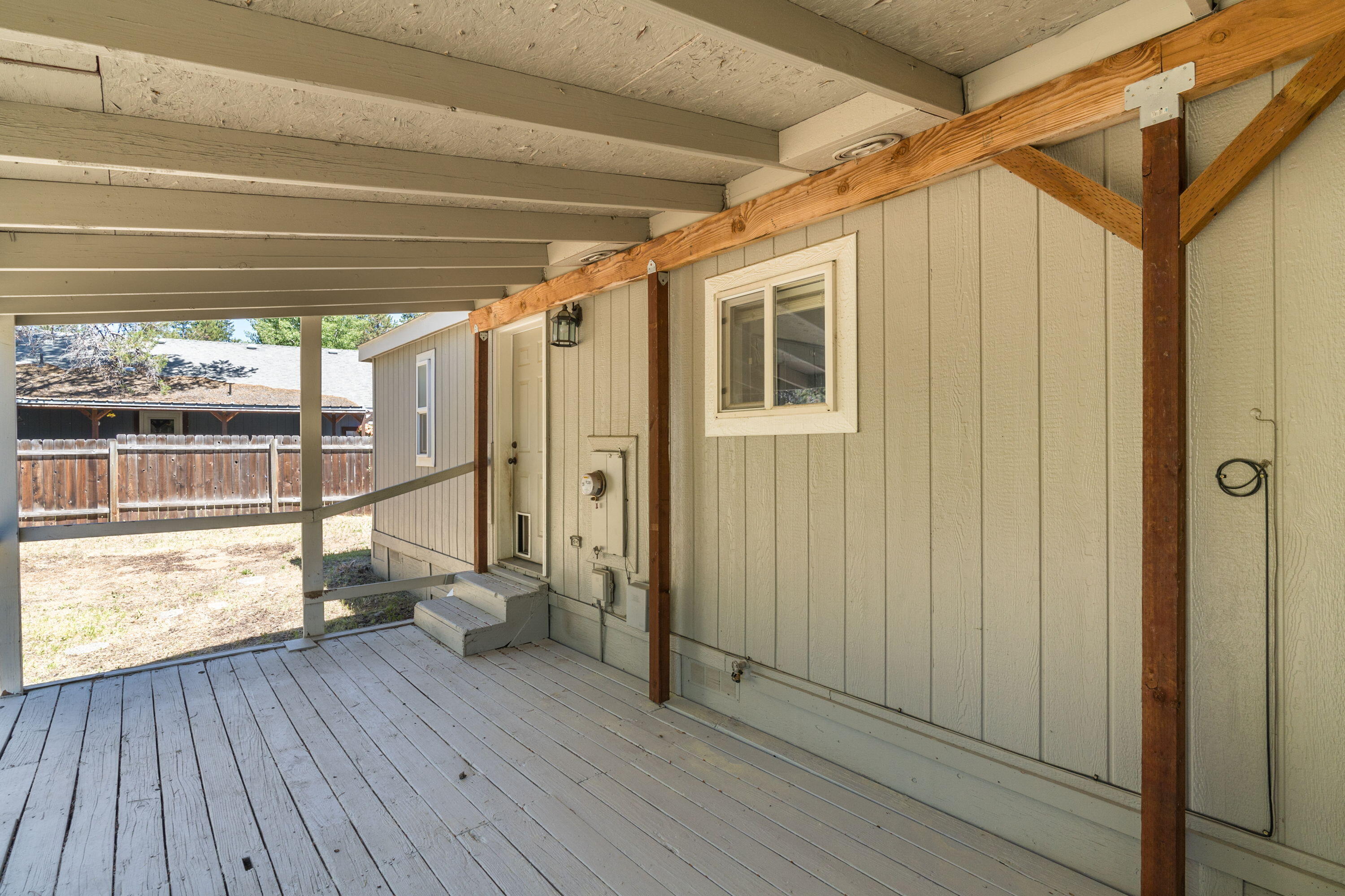 55951 Snow Goose Road Bend, OR 97707 - Photo 30 of 42 Covered back porch.
