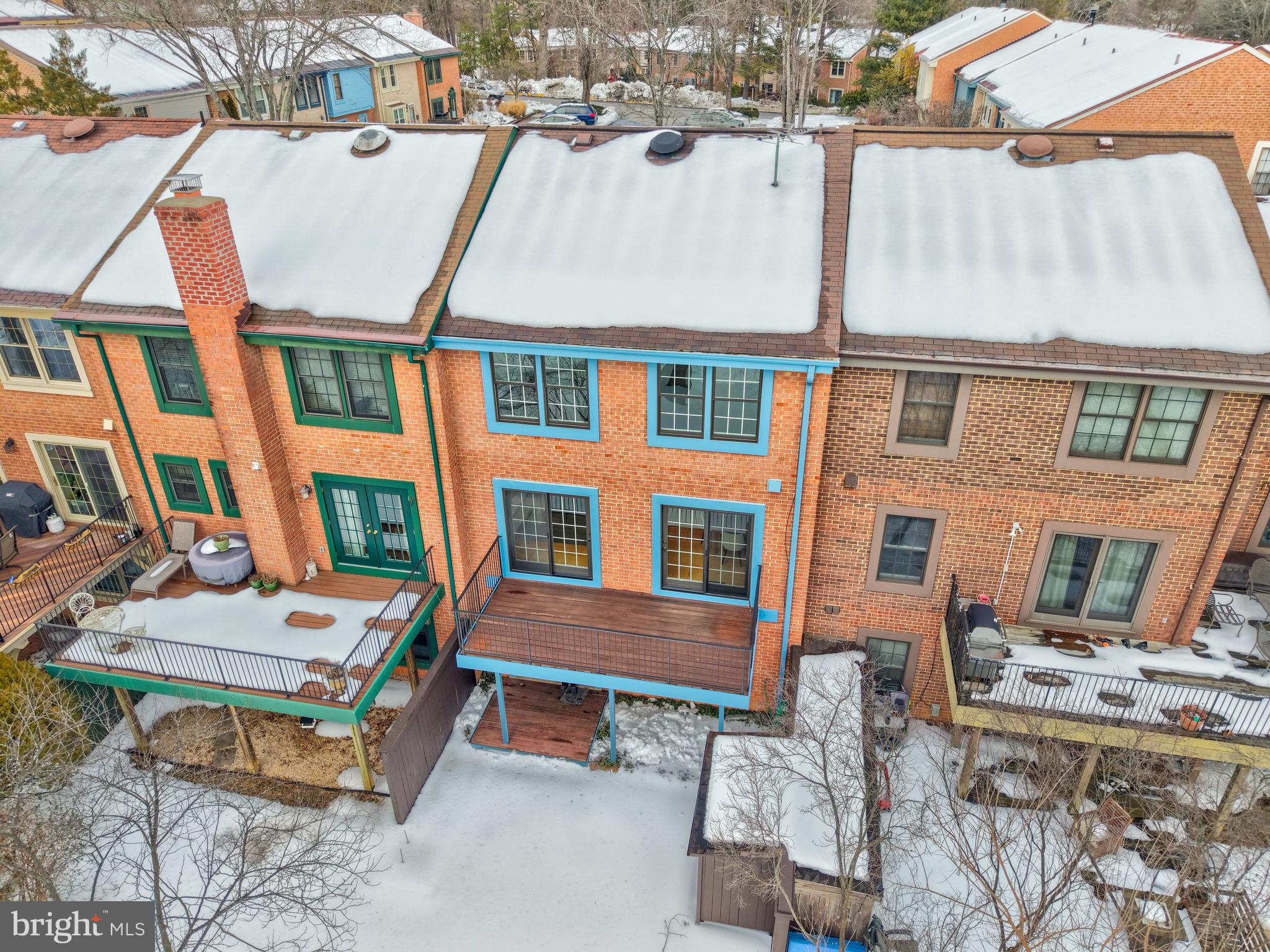 2120 Golf Course Drive Reston, VA 20191 - Photo 45 of 63 An aerial view of the back of the home.