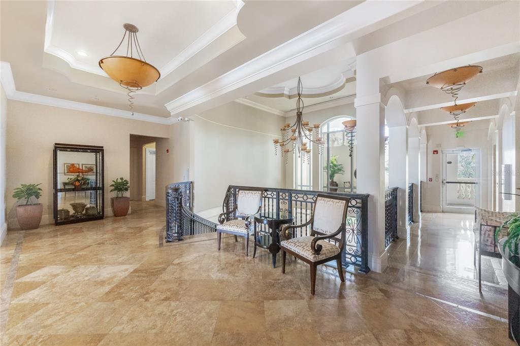 3333 Sunset Key Circle, Unit 506 Punta Gorda, FL 33955 - Photo 56 of 78 a view of a livingroom with furniture and a hallway
