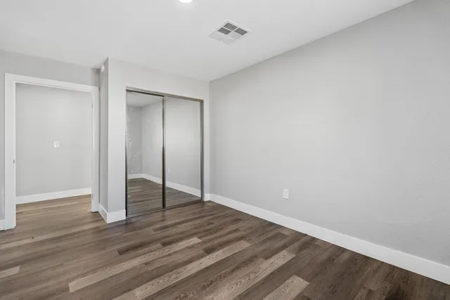 wooden floor in an empty room