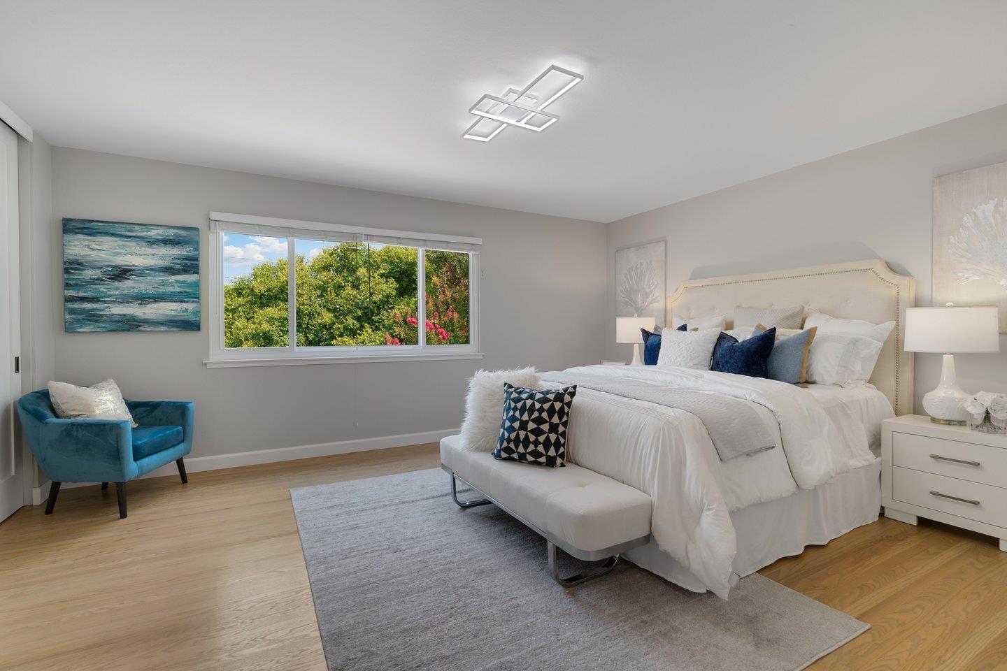 2425 Whitethorne Drive San Jose, CA 95128 - Photo 29 of 48 a bedroom with a bed and a window
