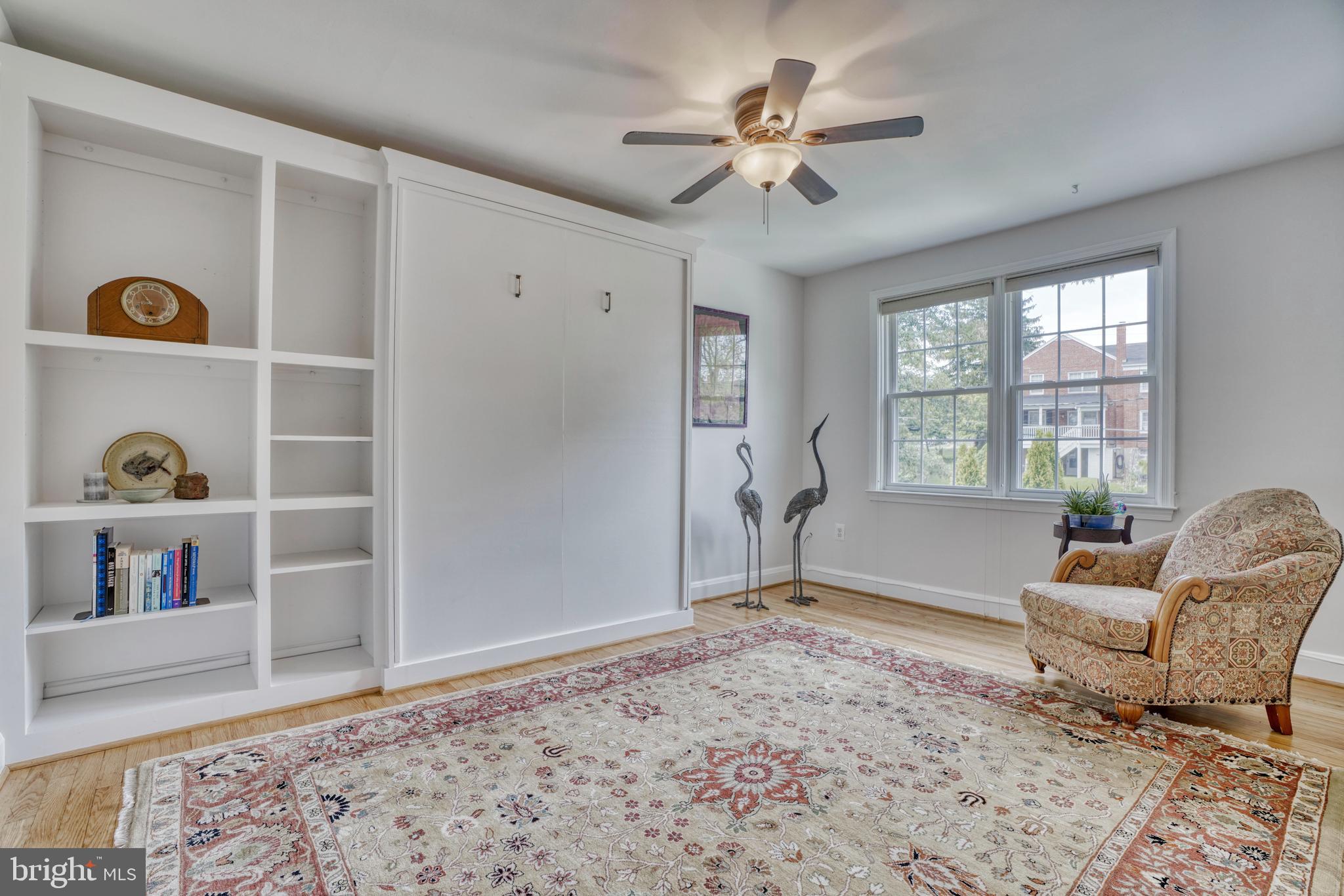 1570 Dellsway Road Baltimore, MD 21286 - Photo 13 of 24 Bedroom 2-Built in bookcase and murphy bed