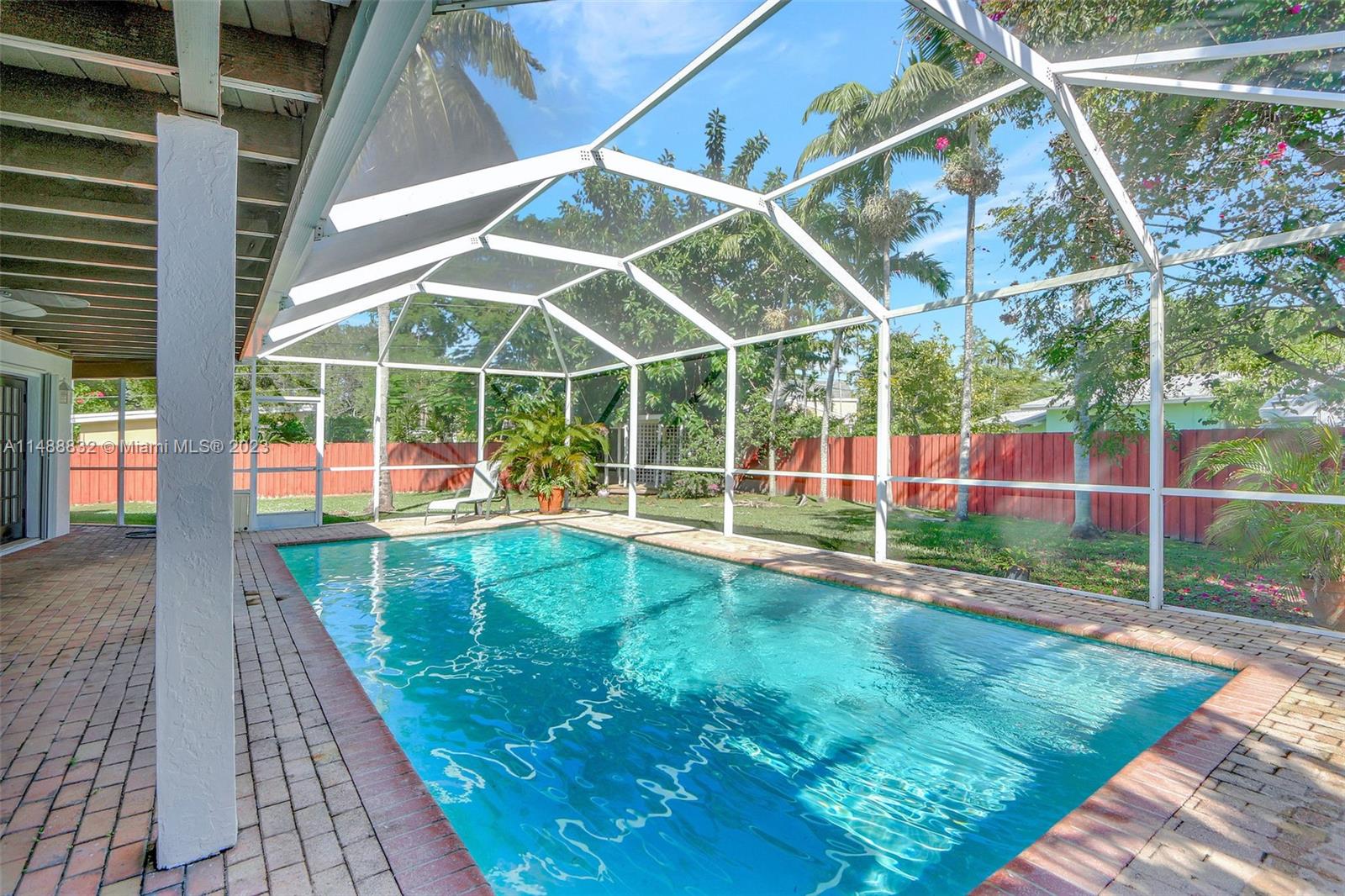 10455 Southwest 112th Street Miami, FL 33176 - Photo 5 of 21 a view of yard with swimming pool