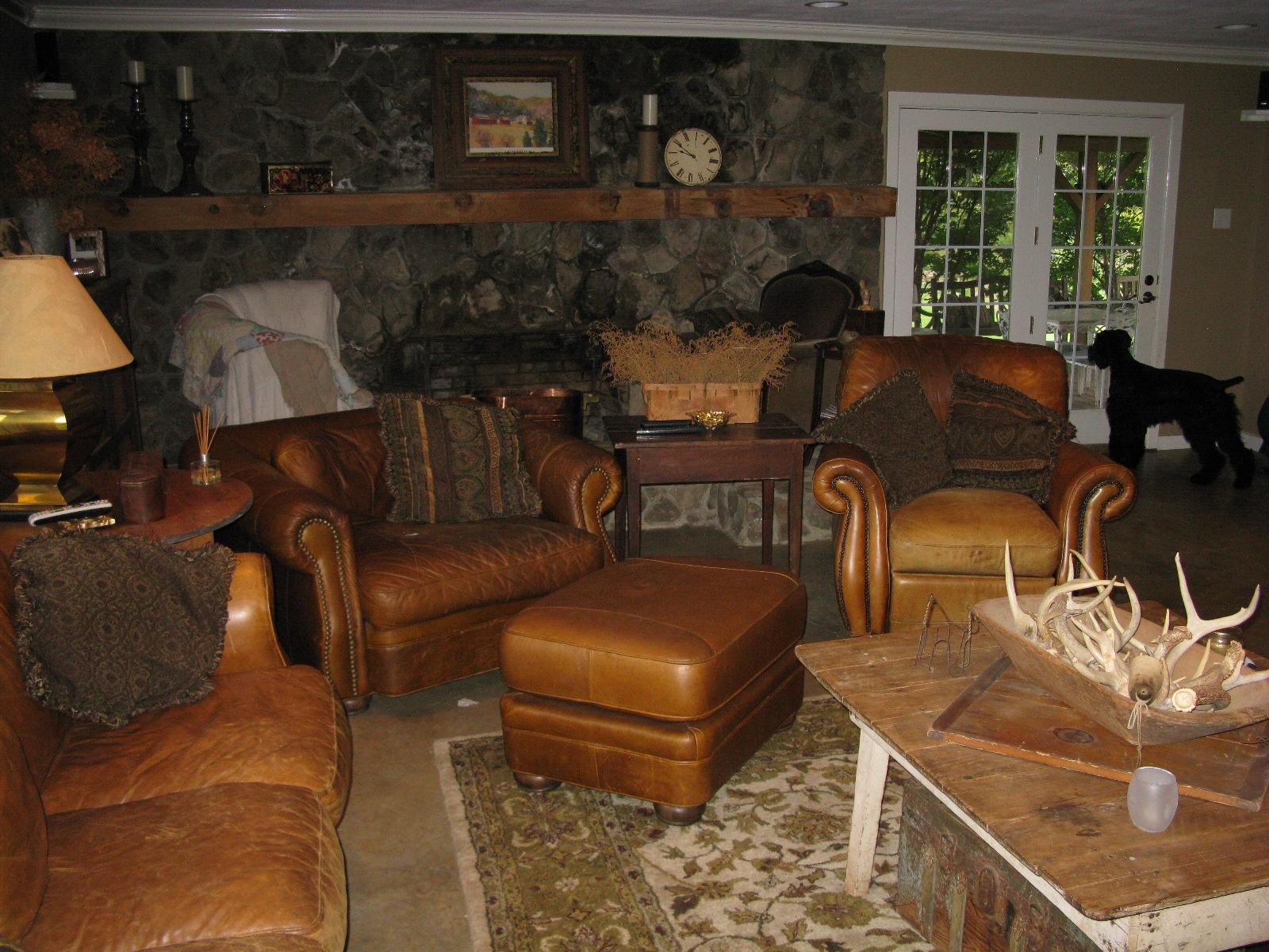 3970 Foothills Road Callaway, VA 24067 - Photo 30 of 41 a living room with furniture and a fireplace