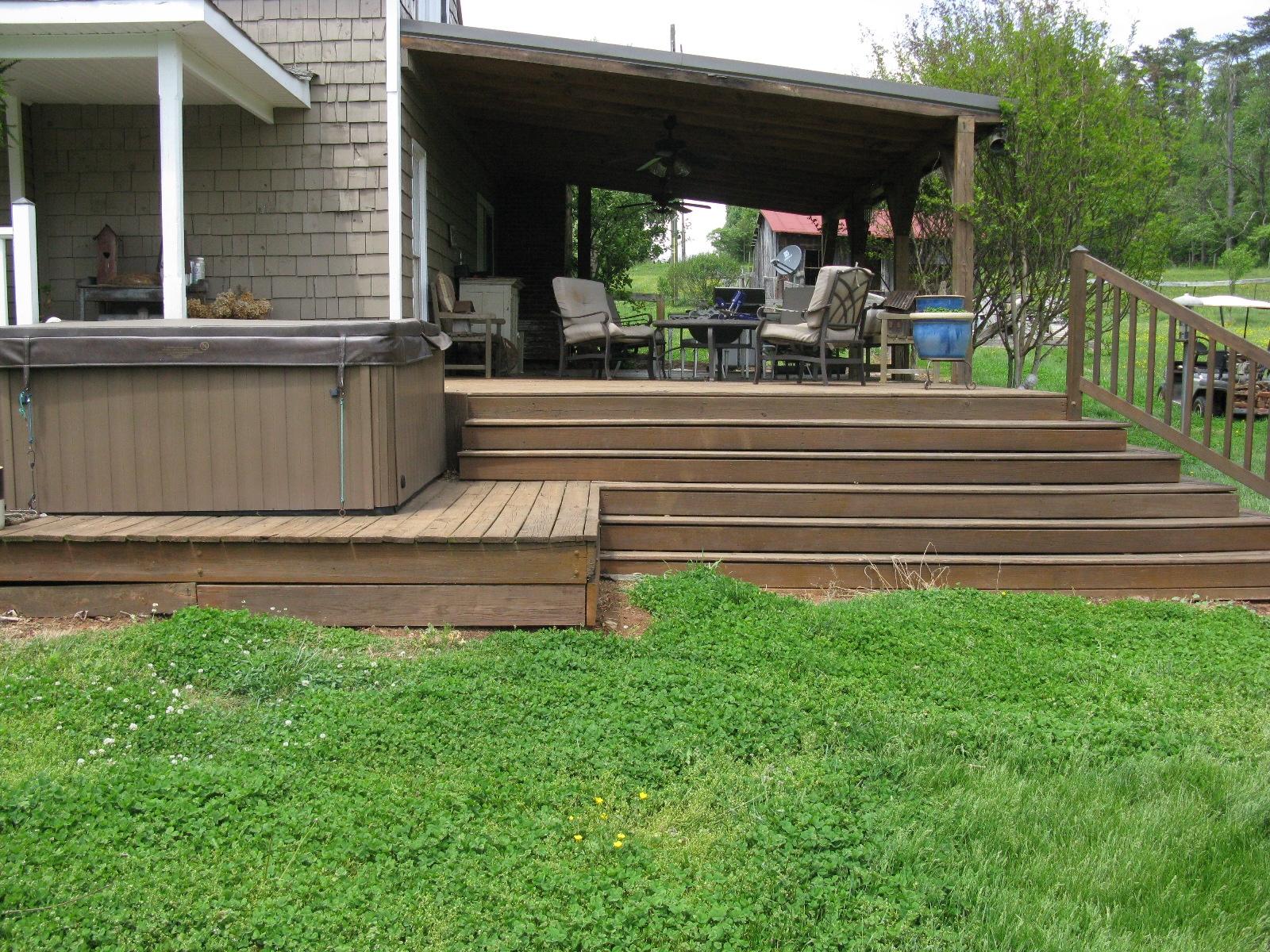 3970 Foothills Road Callaway, VA 24067 - Photo 4 of 41 a view of backyard with deck and outdoor seating