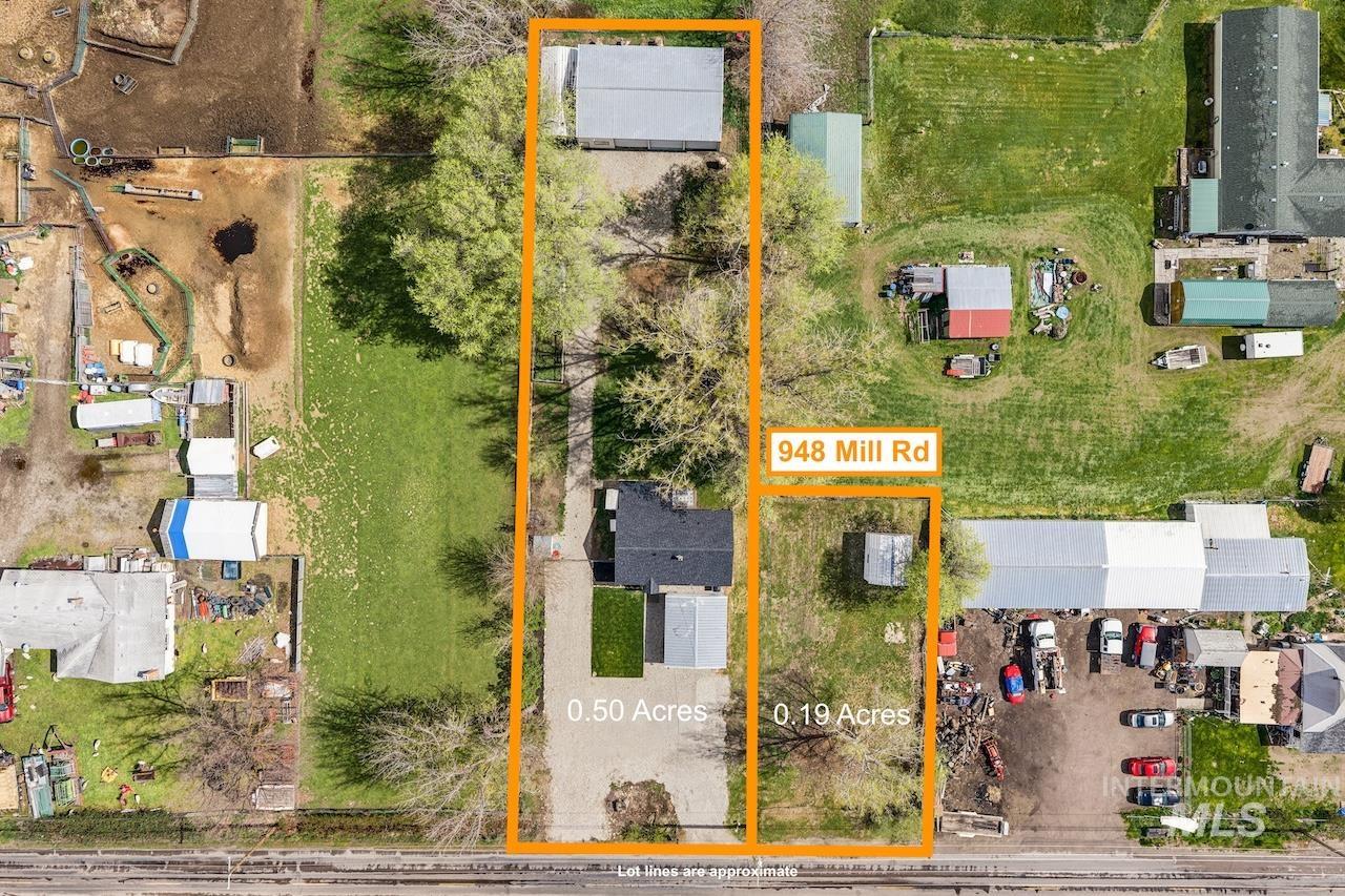 948 South Mill Road Emmett, ID 83617 - Photo 36 of 38 View of property location featuring property boundaries highlighted