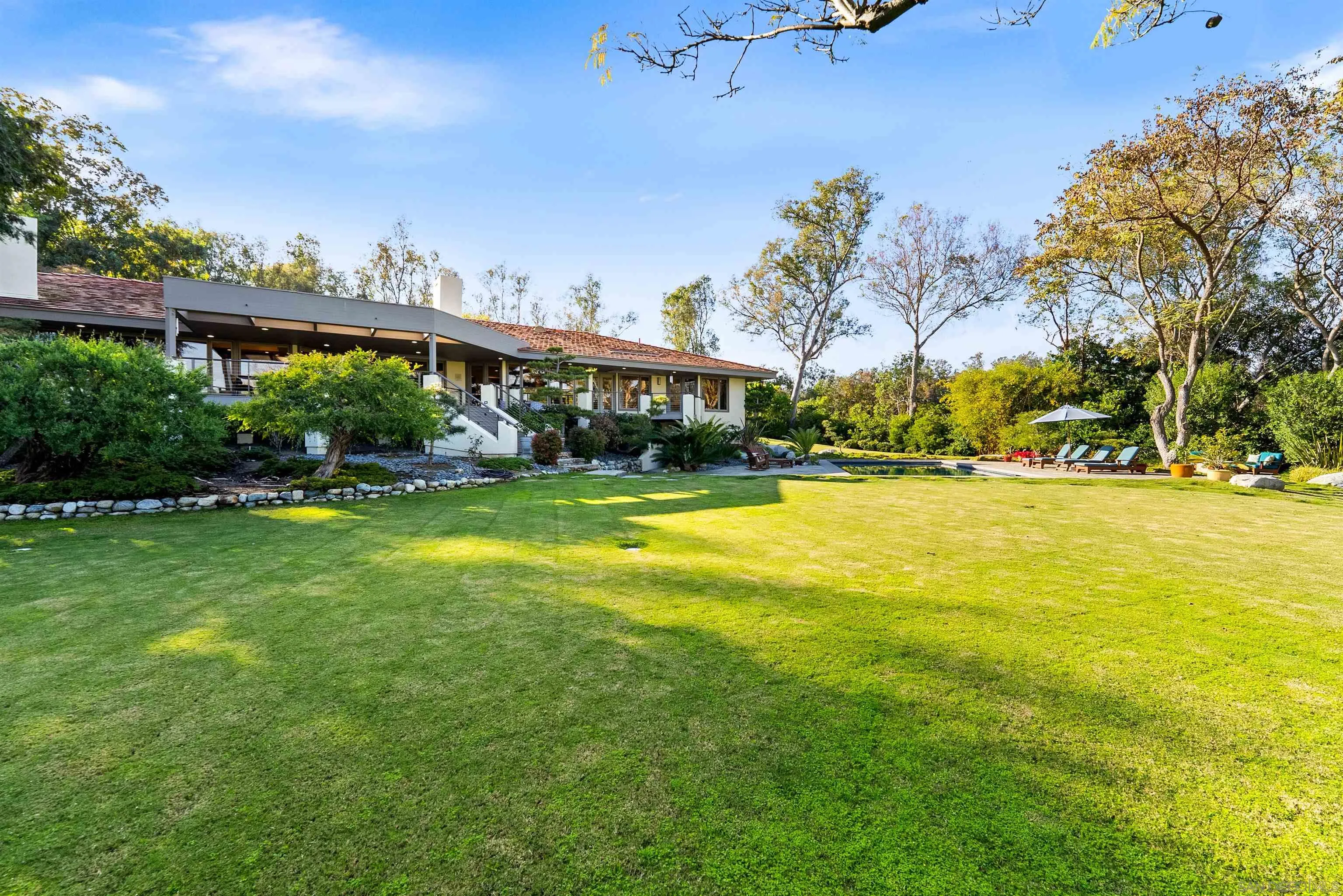 5491 Calzada Del Bosque Rancho Santa Fe, CA 92067 - Photo 59 of 69 Large private backyard lawn!