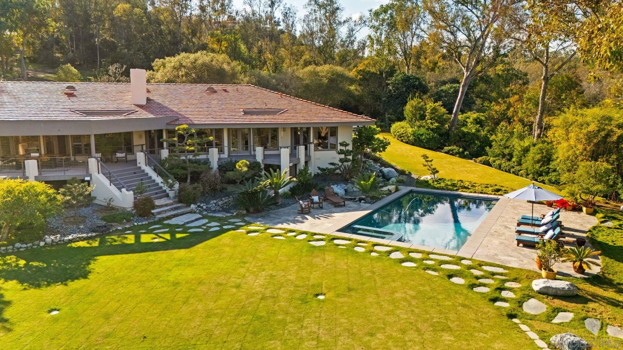 5491 Calzada Del Bosque Rancho Santa Fe, CA 92067 - Photo 62 of 69 Exterior Back