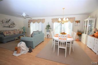 144 Indian Trail Road Jim Thorpe, PA 18229 - Photo 6 of 46 a view of a dining room with furniture window and outside view
