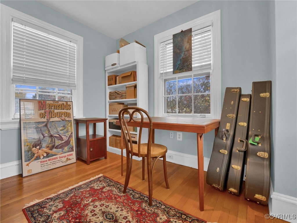 4402 Brook Road Richmond, VA 23227 - Photo 20 of 40 Office featuring light hardwood / wood-style floor